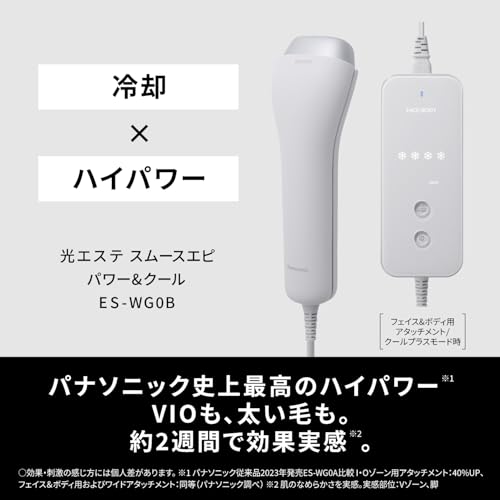 パナソニック(Panasonic) - 脱毛器 光美容器 光エステ スムースエピ